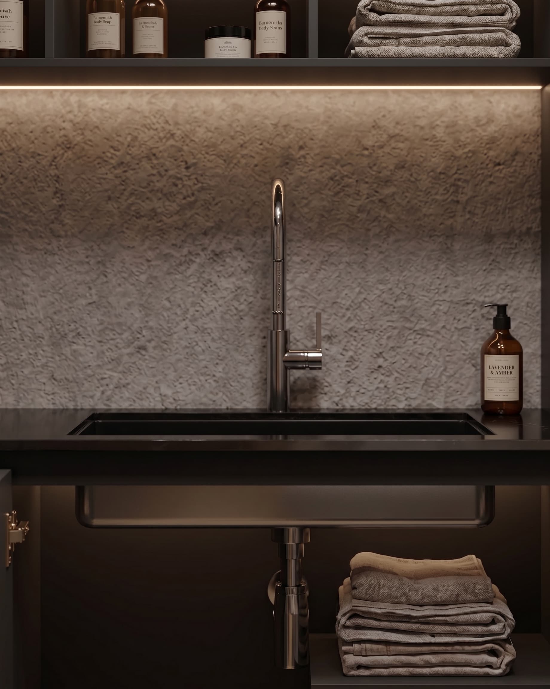 Matte Black Laundry Unit