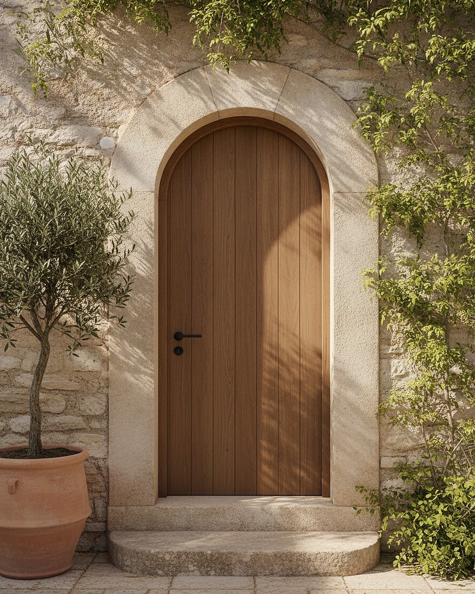 Arched Entrance Door