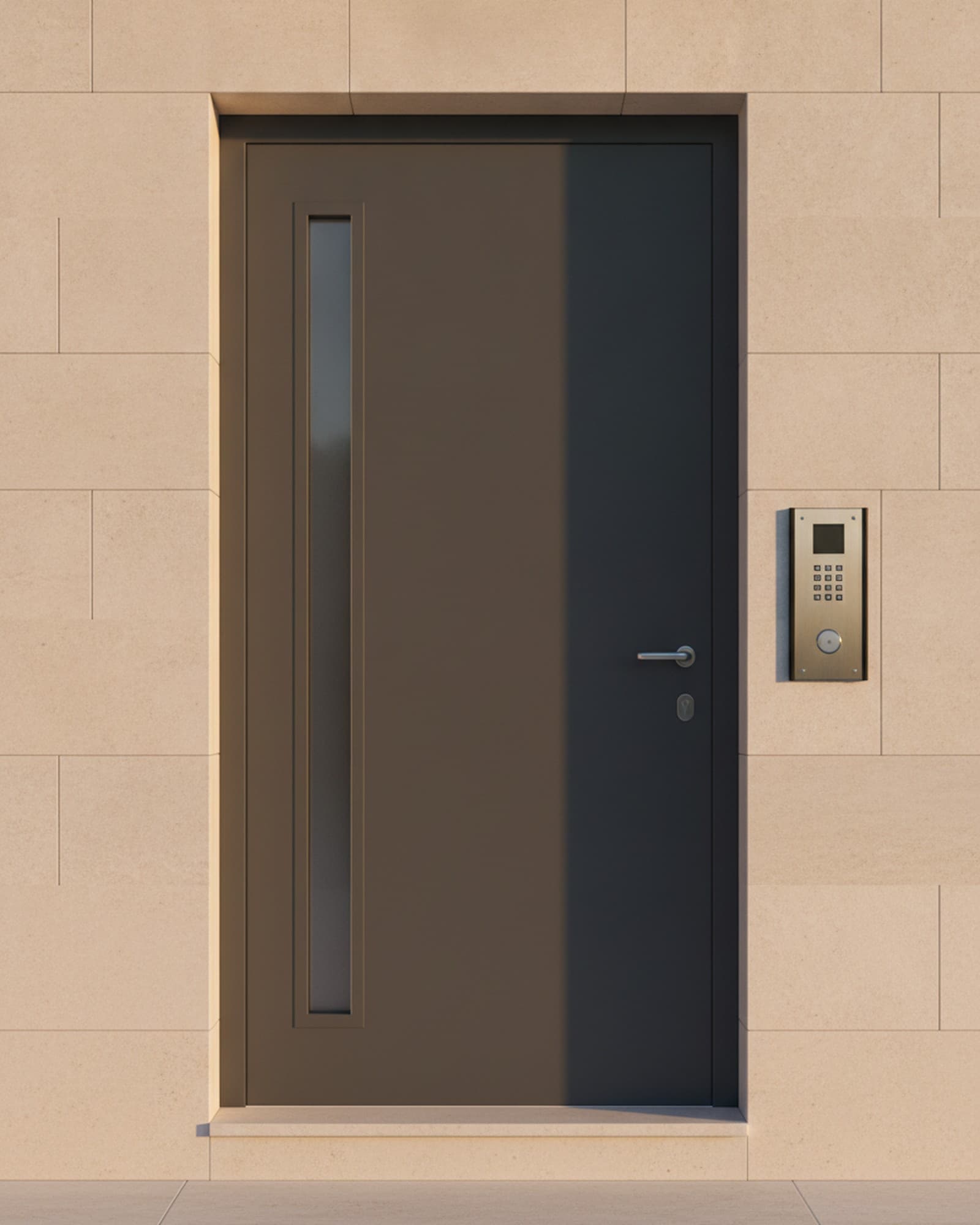 Secure Communal Entrance