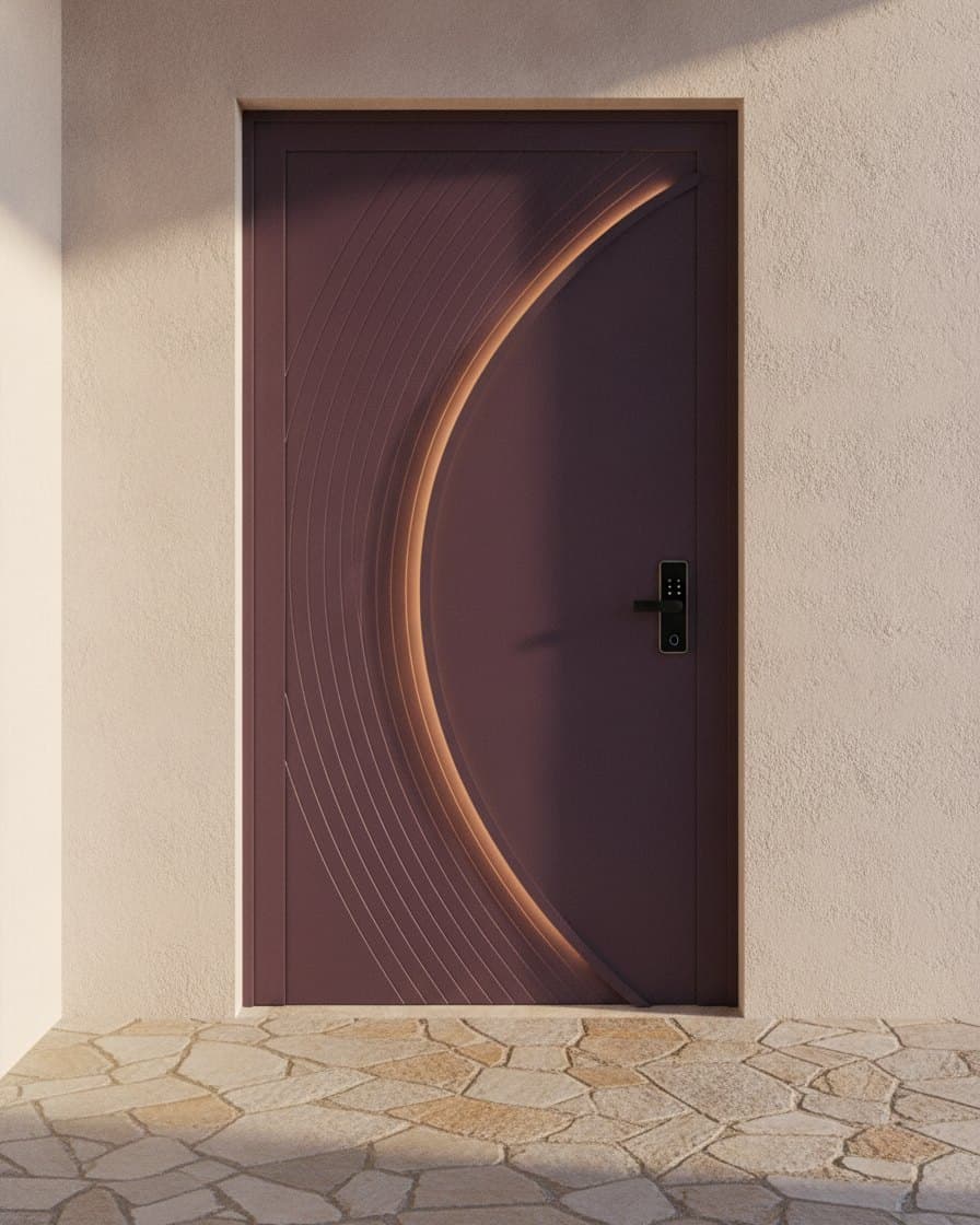Arc Line Entrance Door
