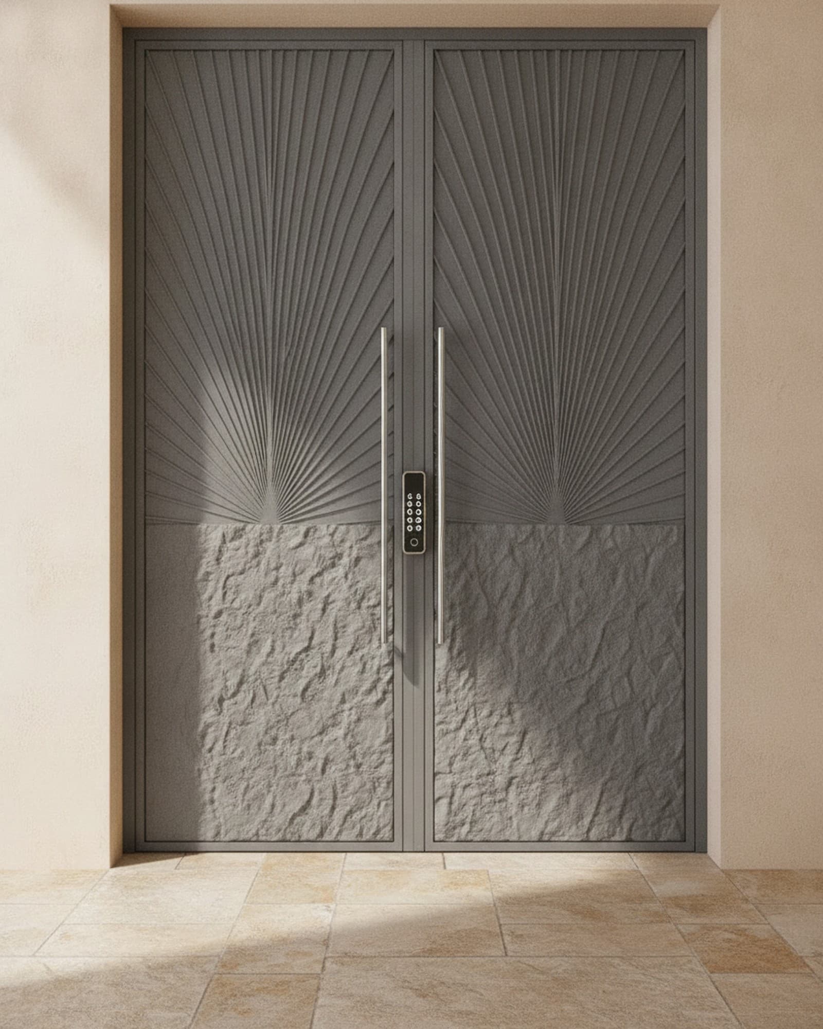 Chevron Statement Entrance Door