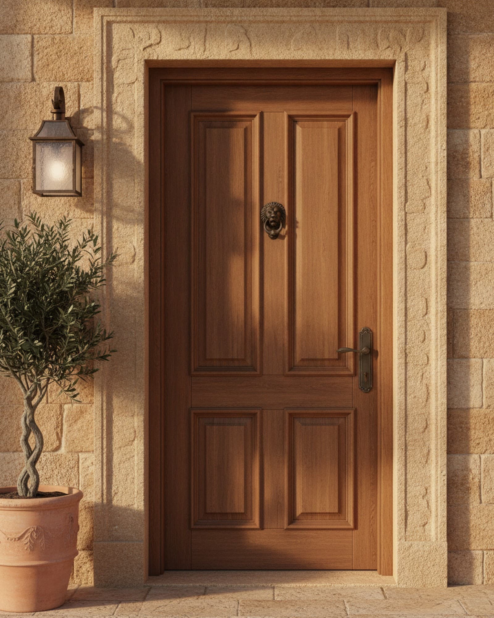 Panelled Classic Entrance Door