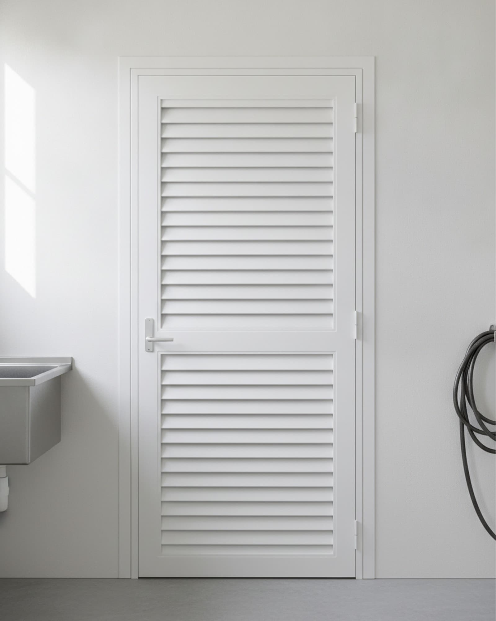 Louvered Ventilation Door