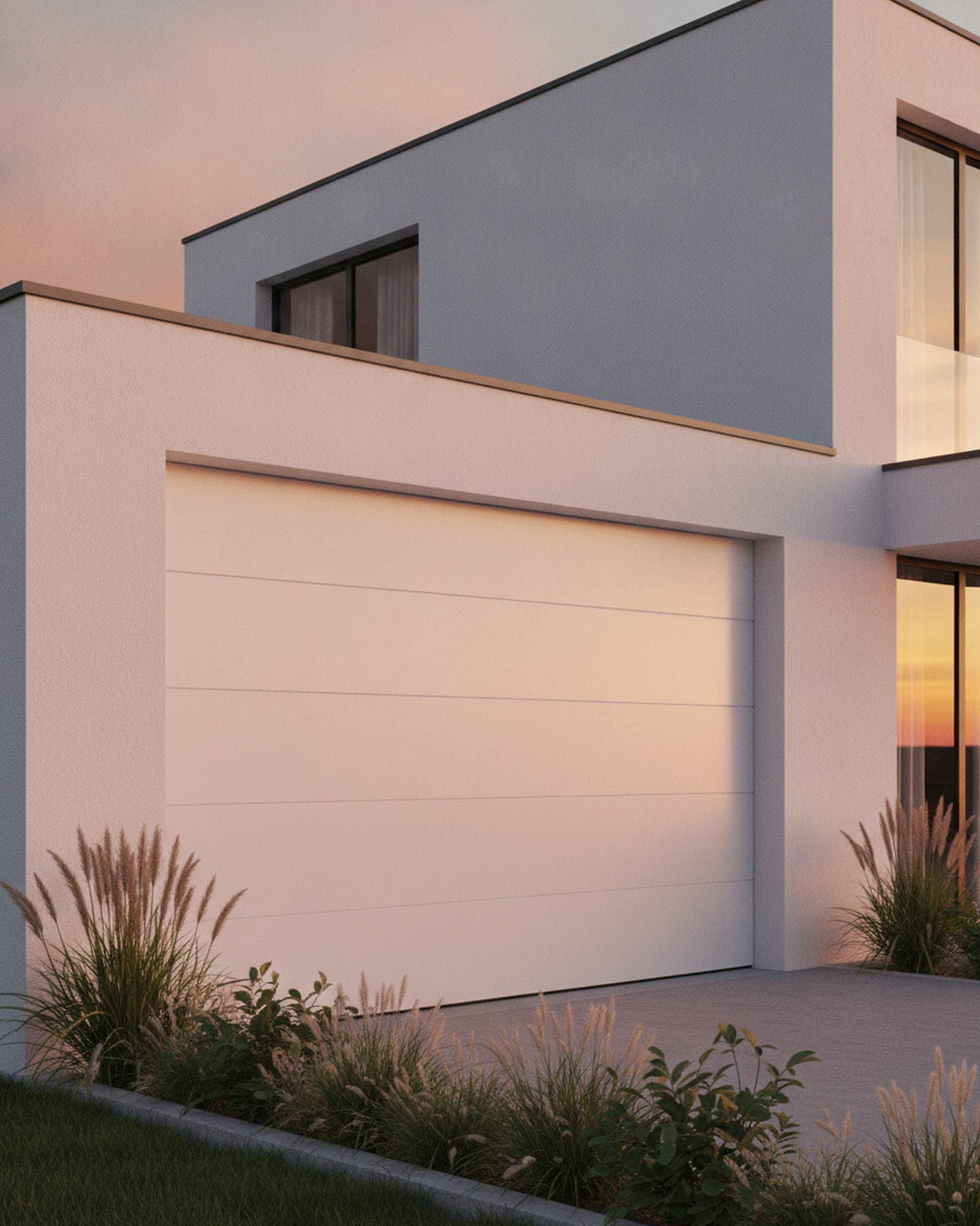 Flush Minimal Garage Door