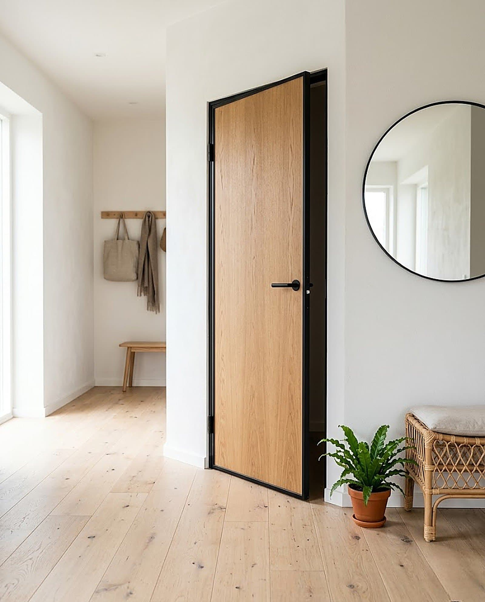 Aluminium-Wood Hinged Door