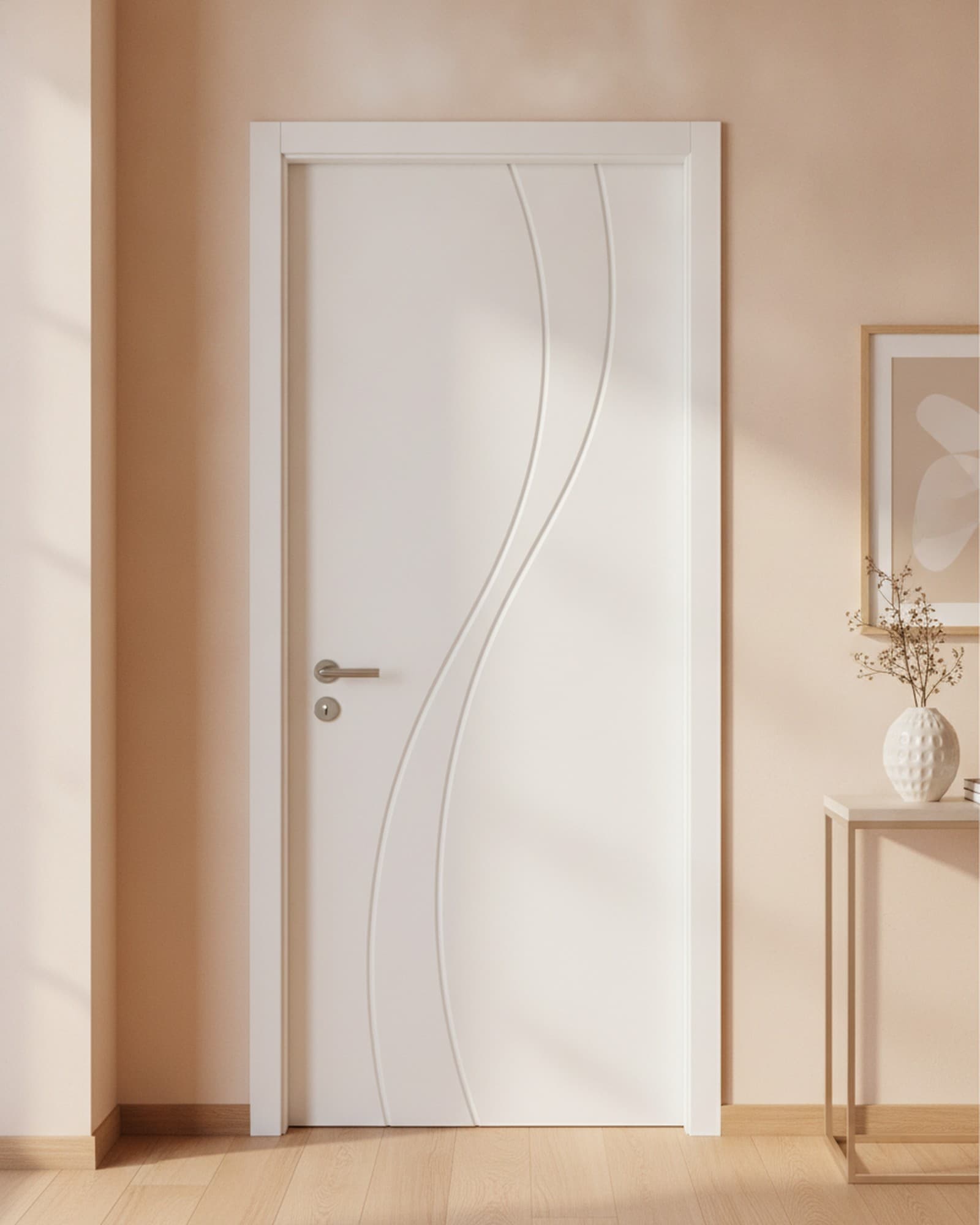 Curved Groove Door