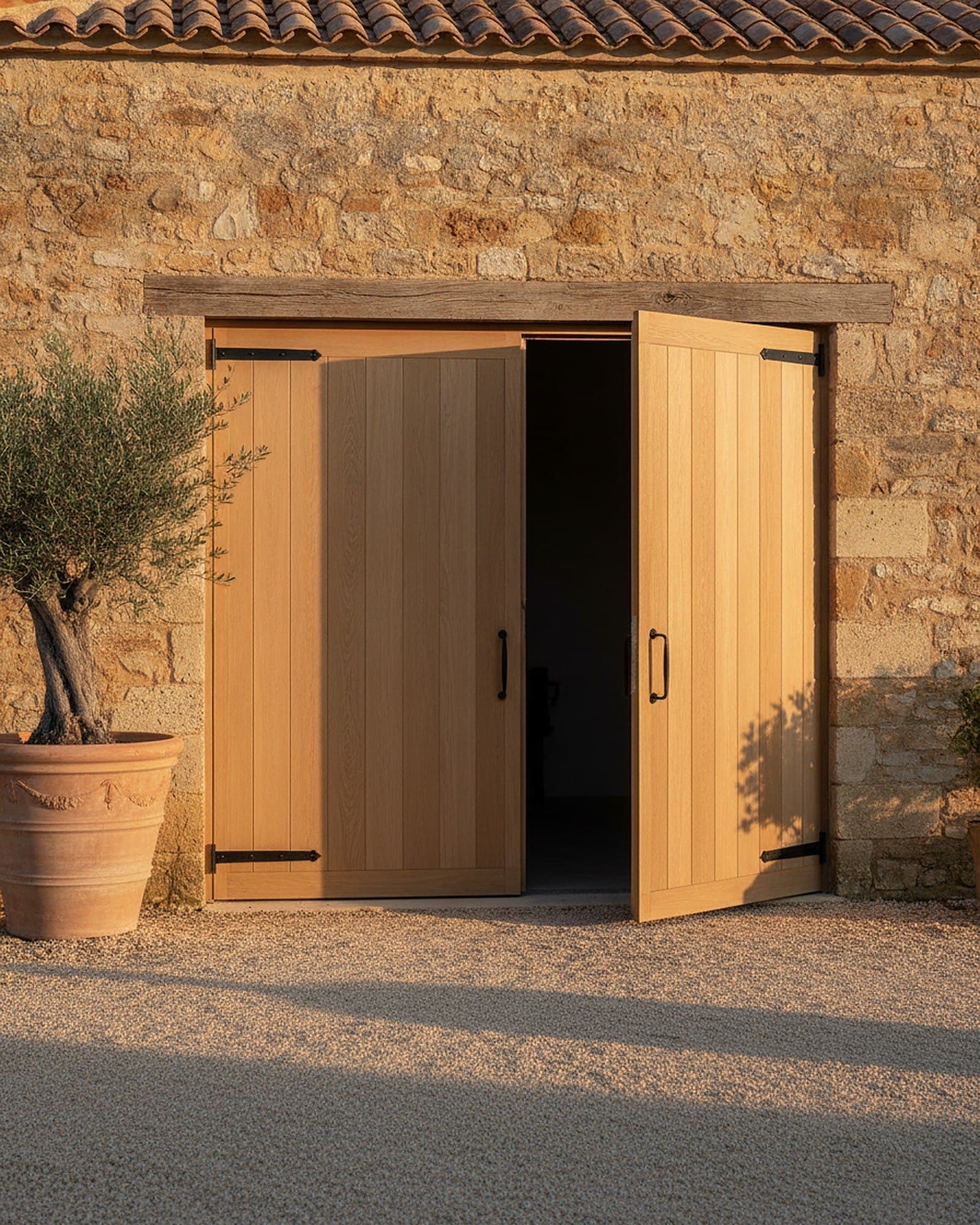 Side-Hinged Garage Doors