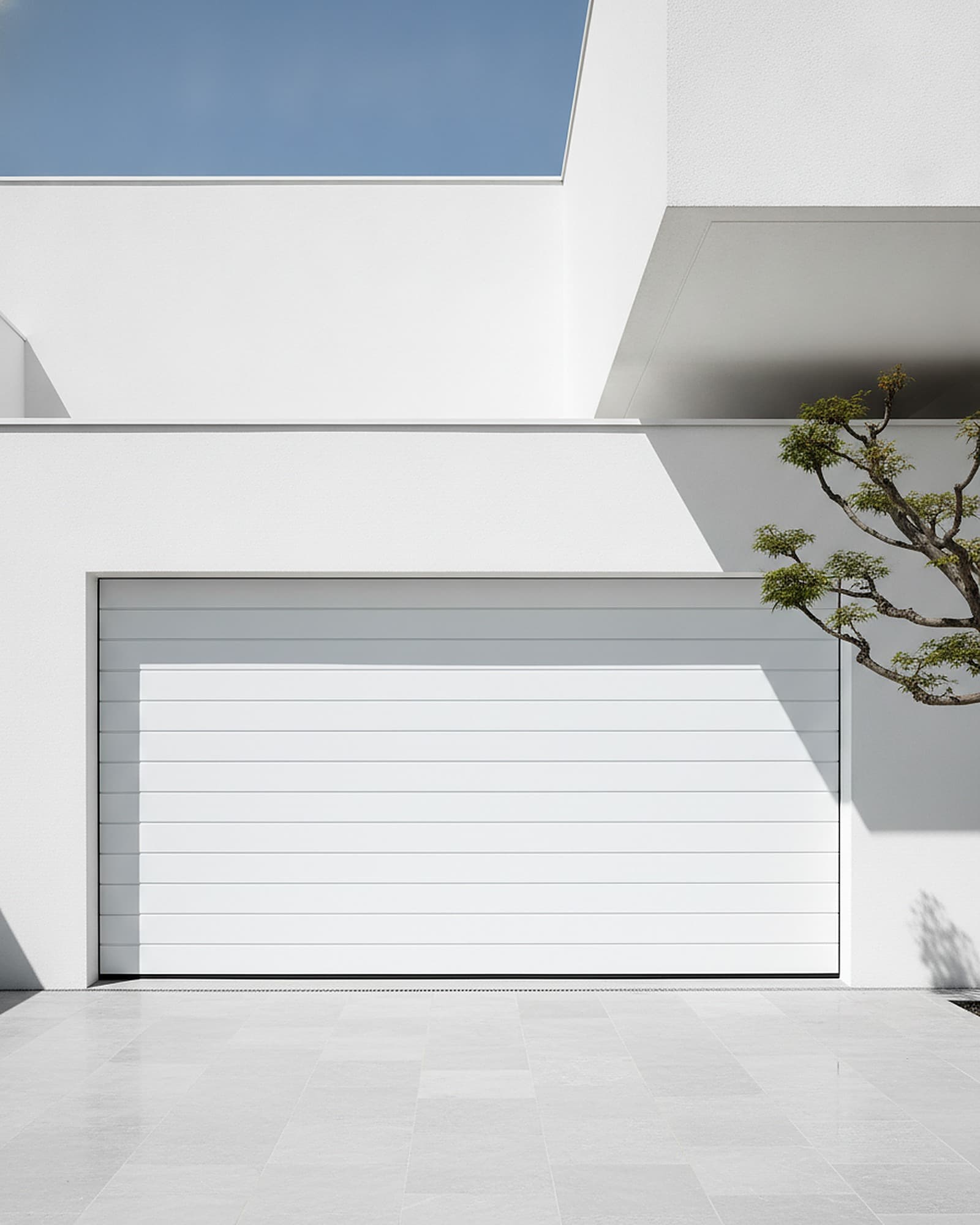 Slatted Aluminium Garage Door