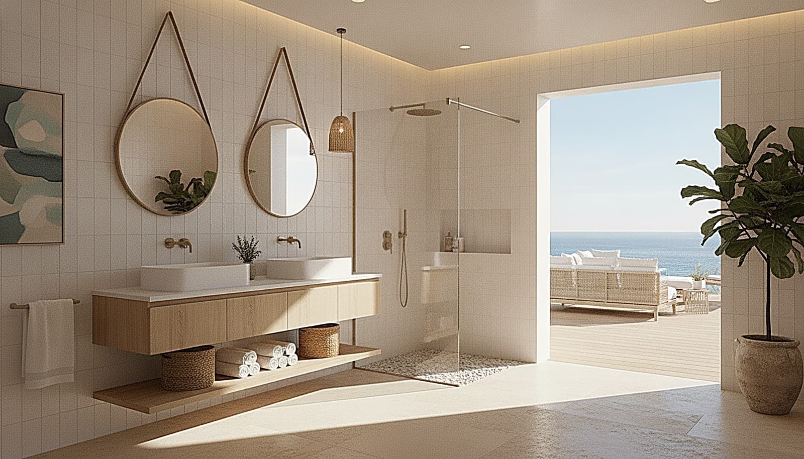 The bathroom