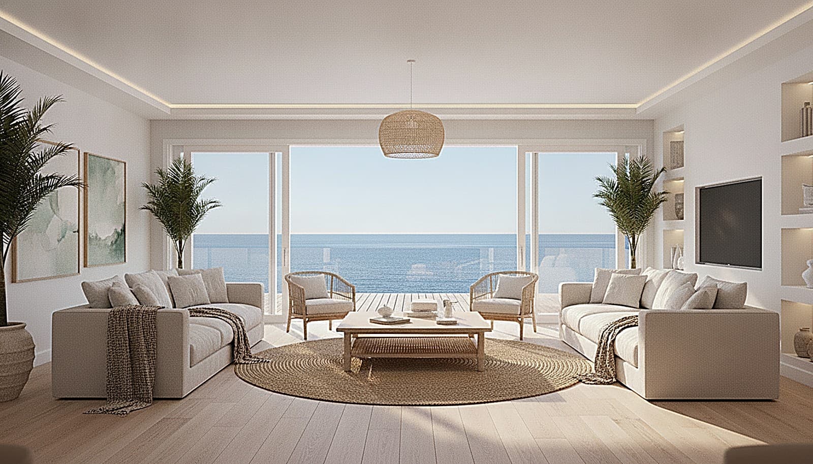 The living room