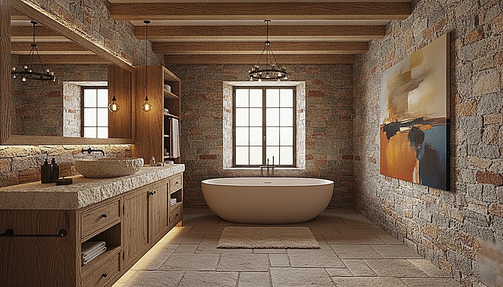 The bathroom