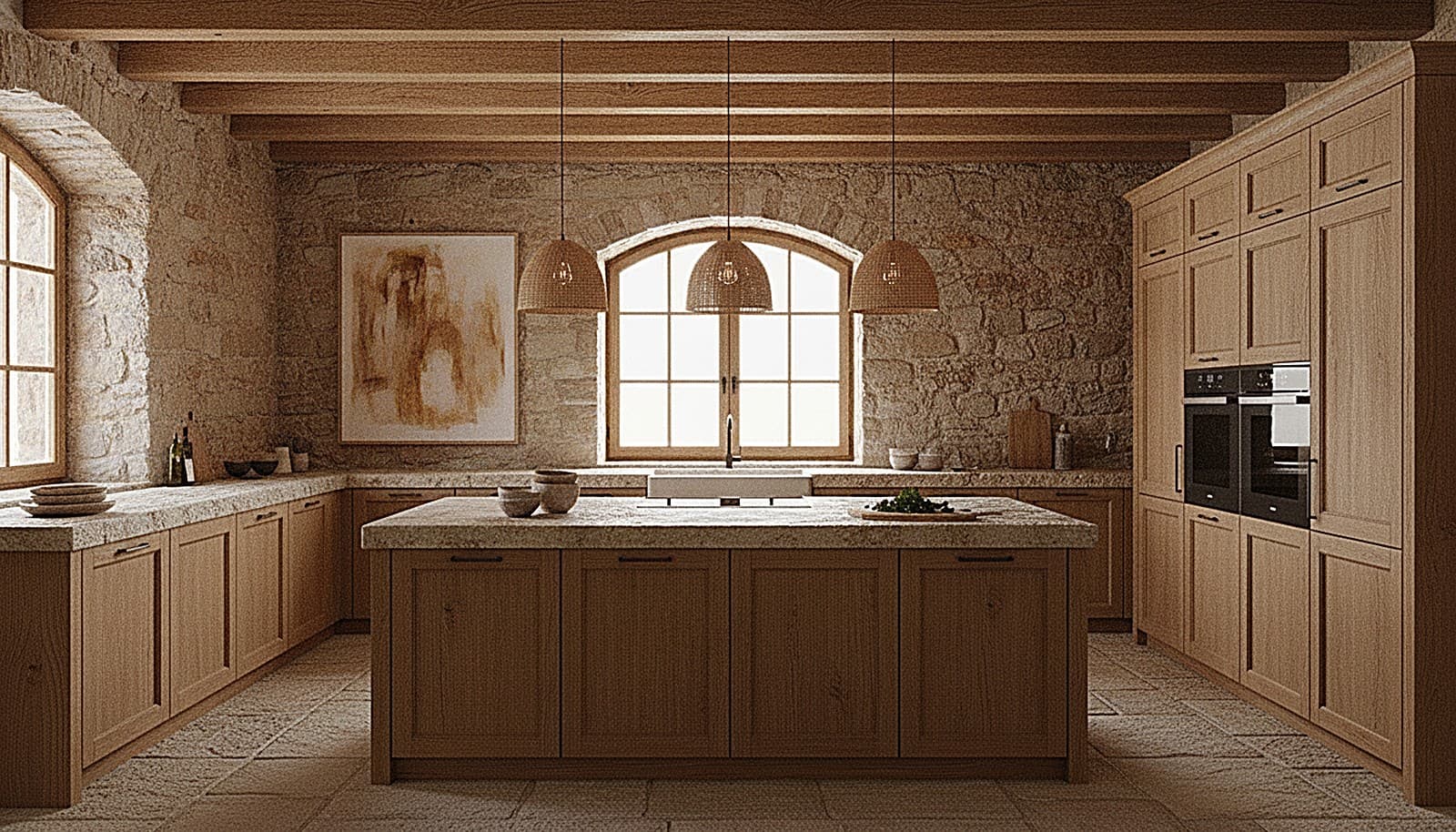 The farmhouse kitchen