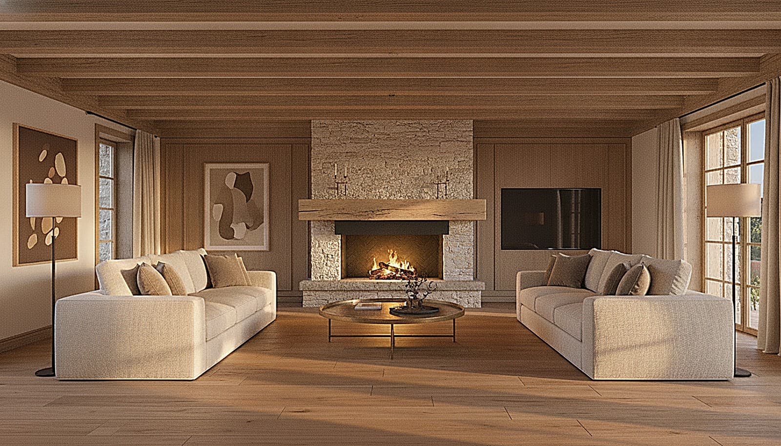 The living room