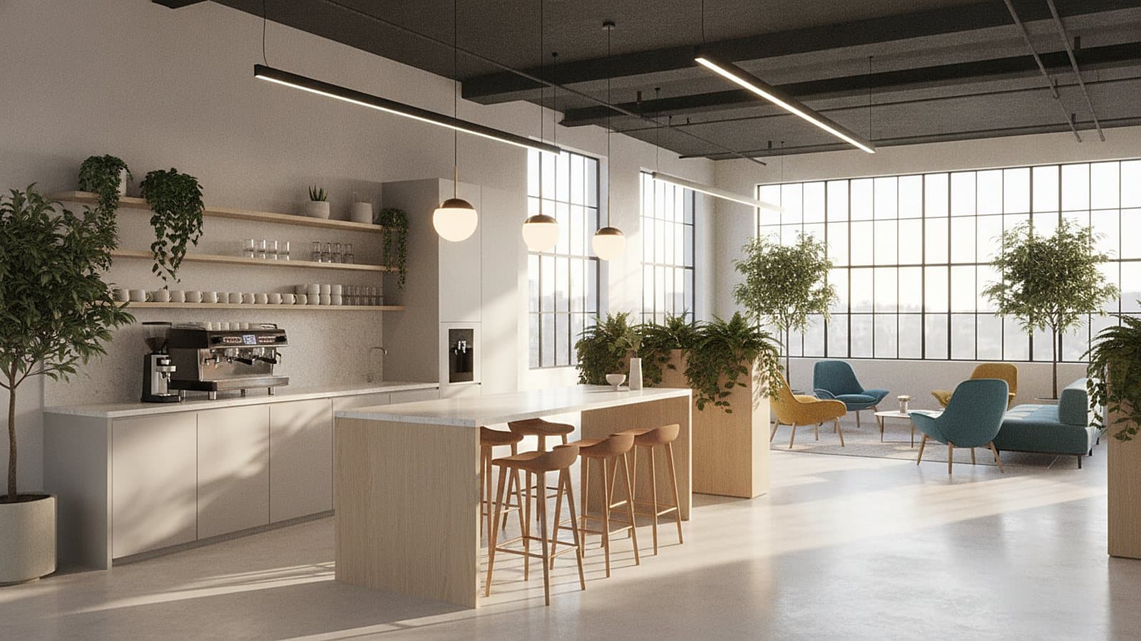 The coffee bar
