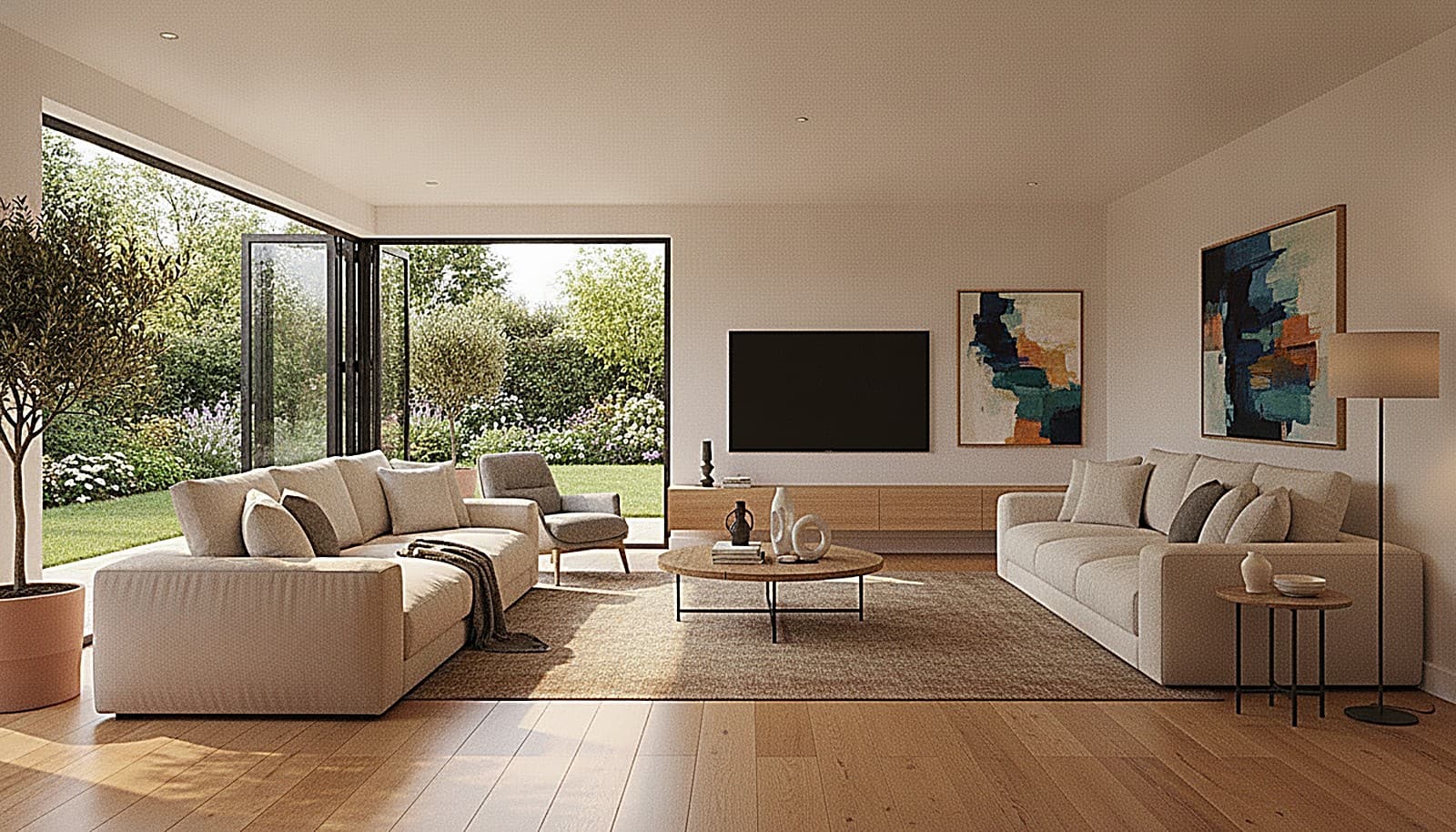 The living room