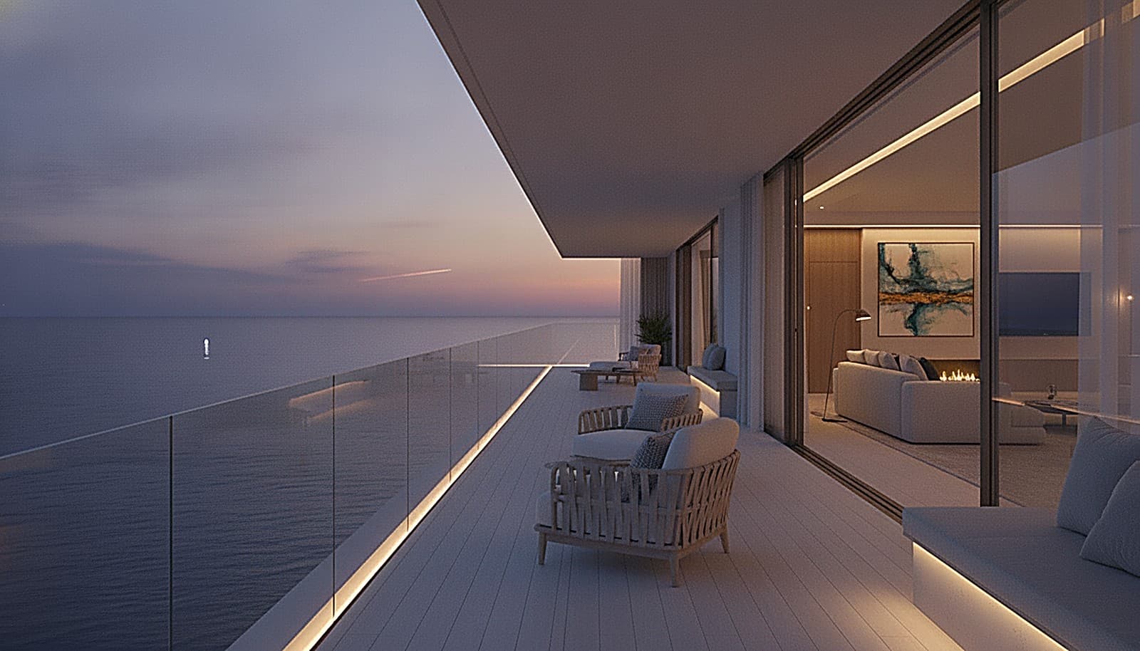 The balcony