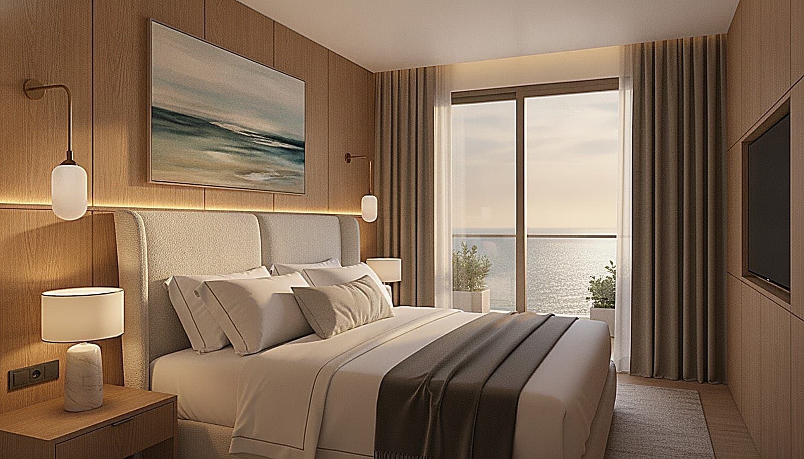 The bedroom
