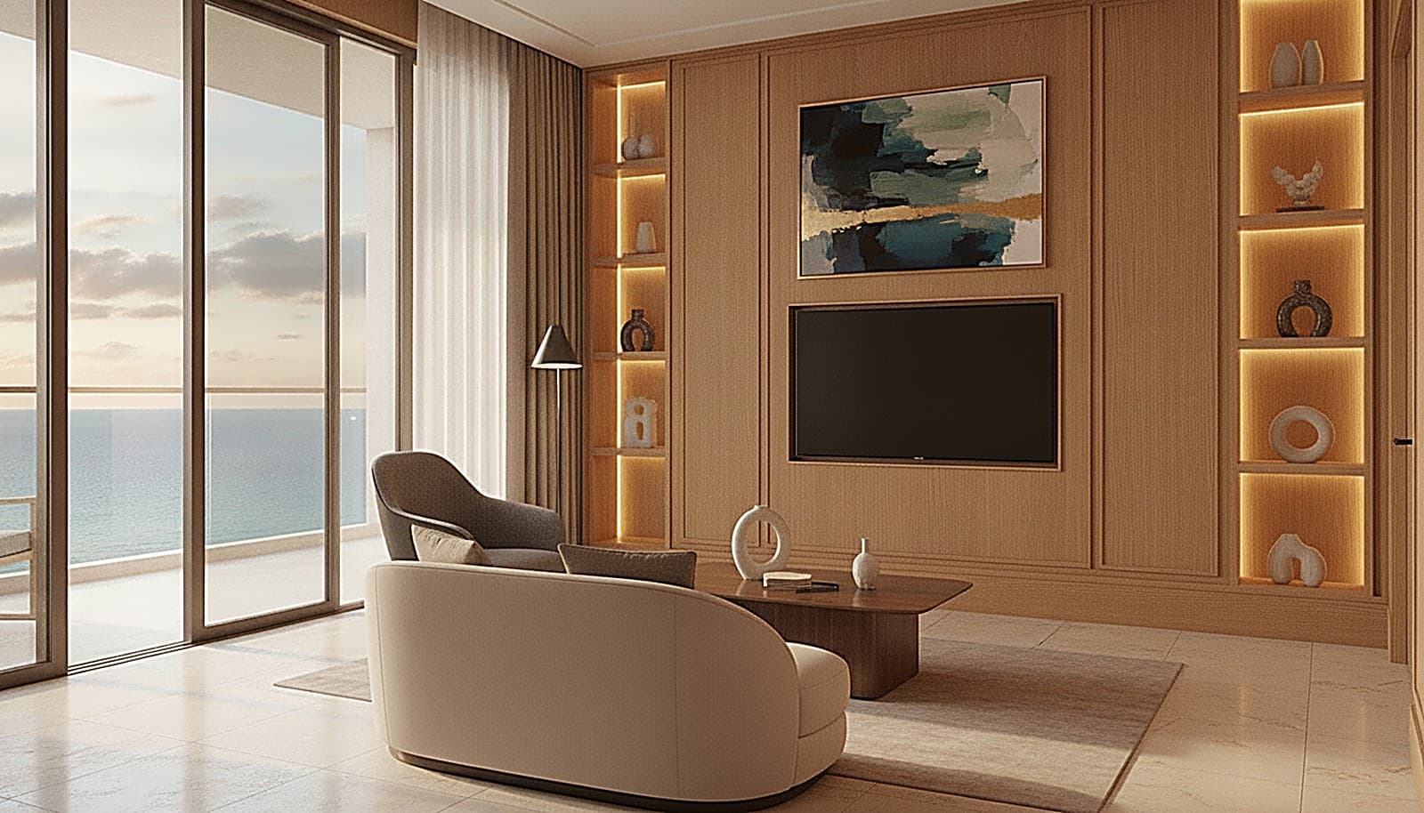 The lounge corner