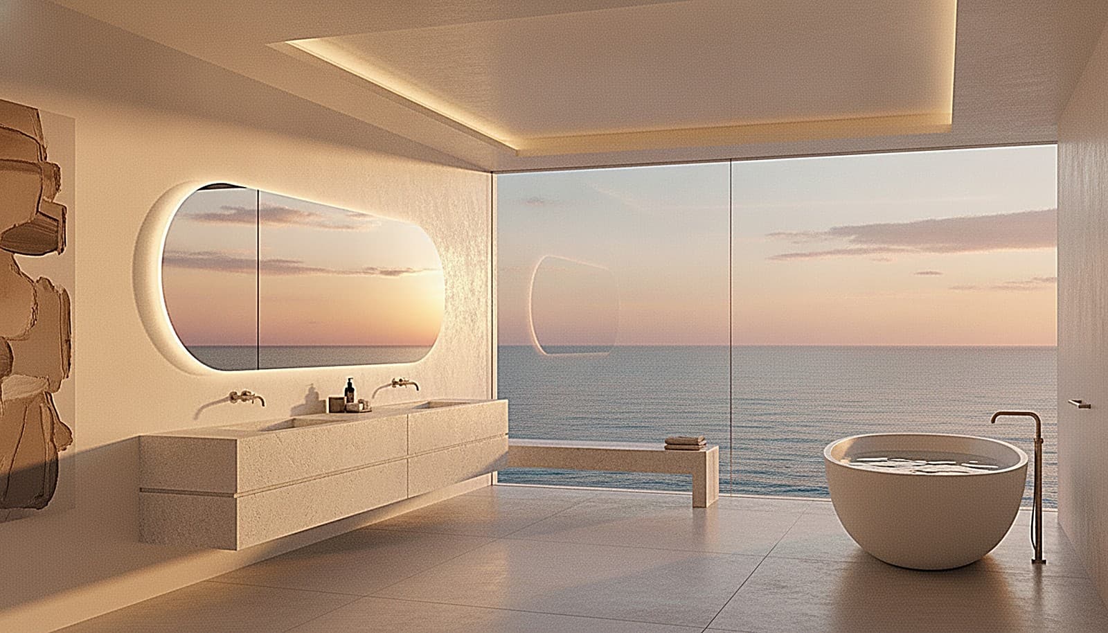 The bathroom