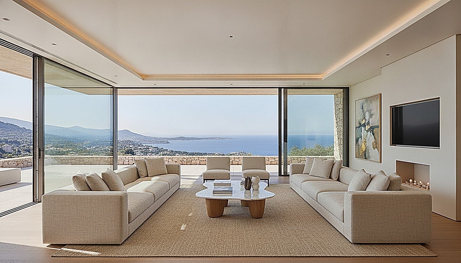The living room