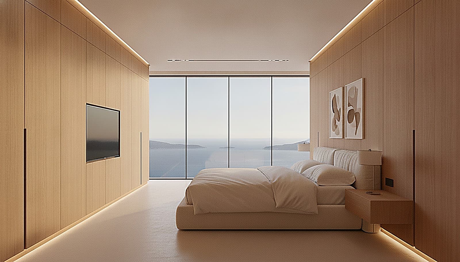 The master bedroom