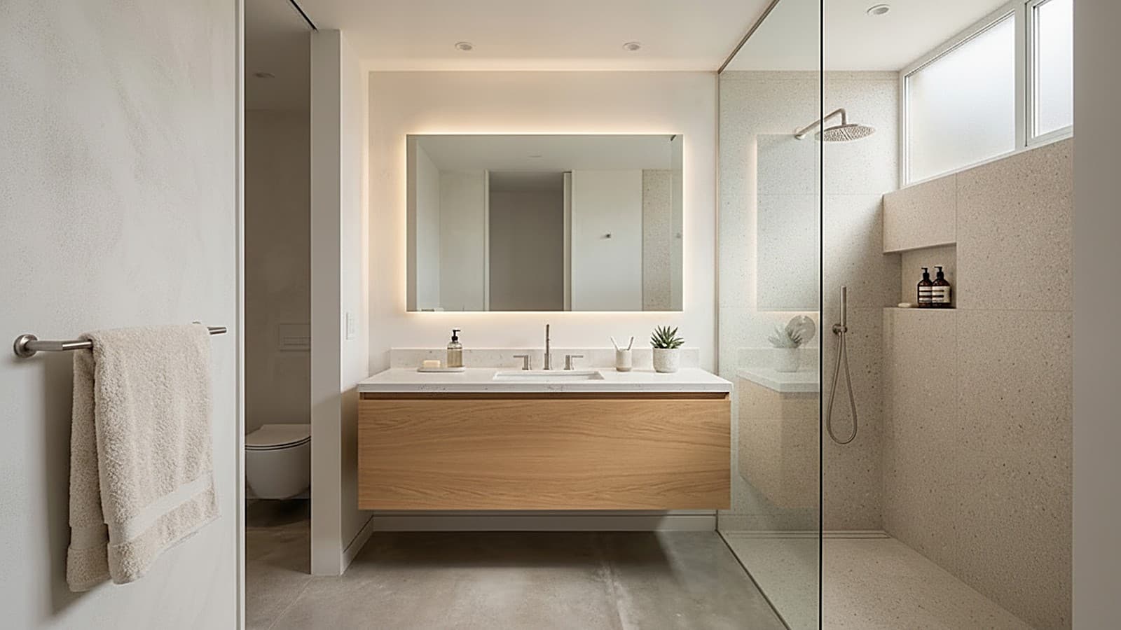 The bathroom