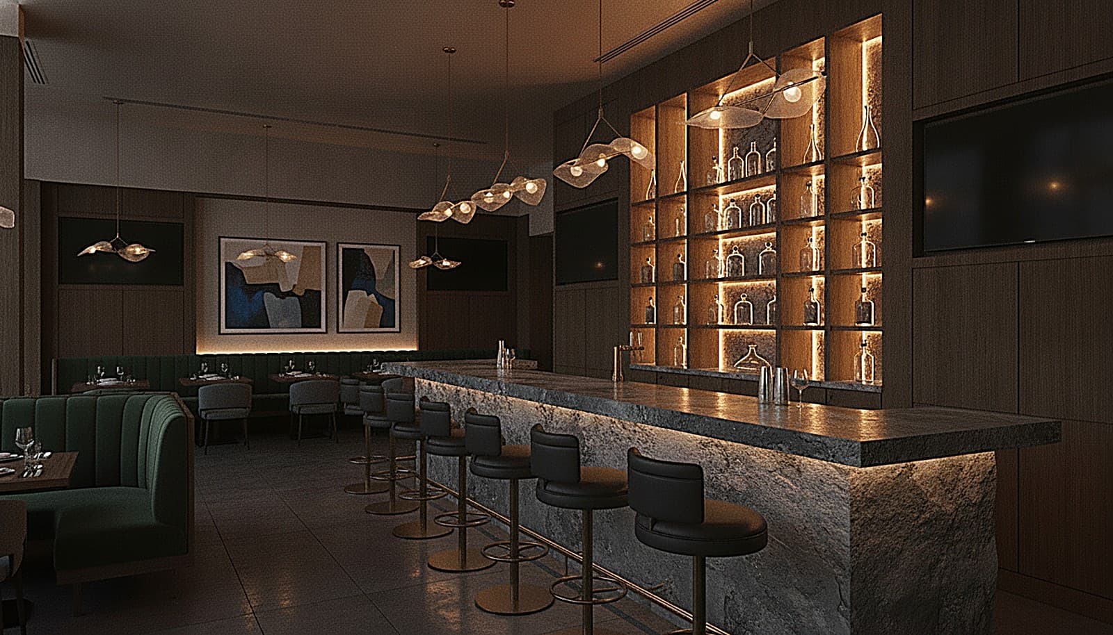 The bar