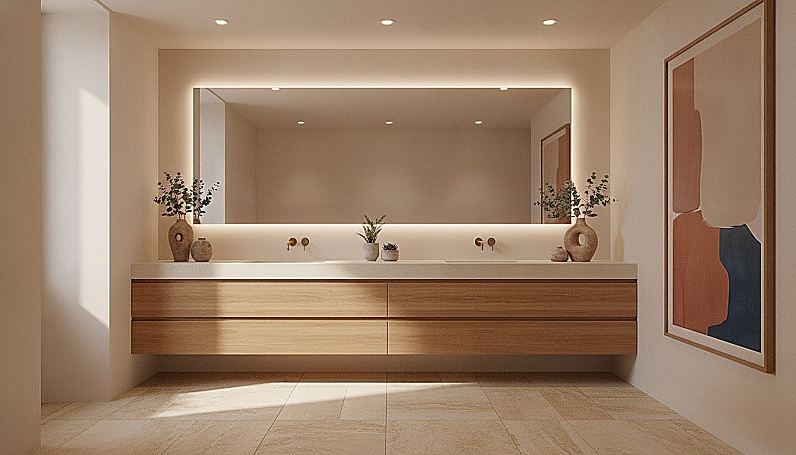 The bathroom