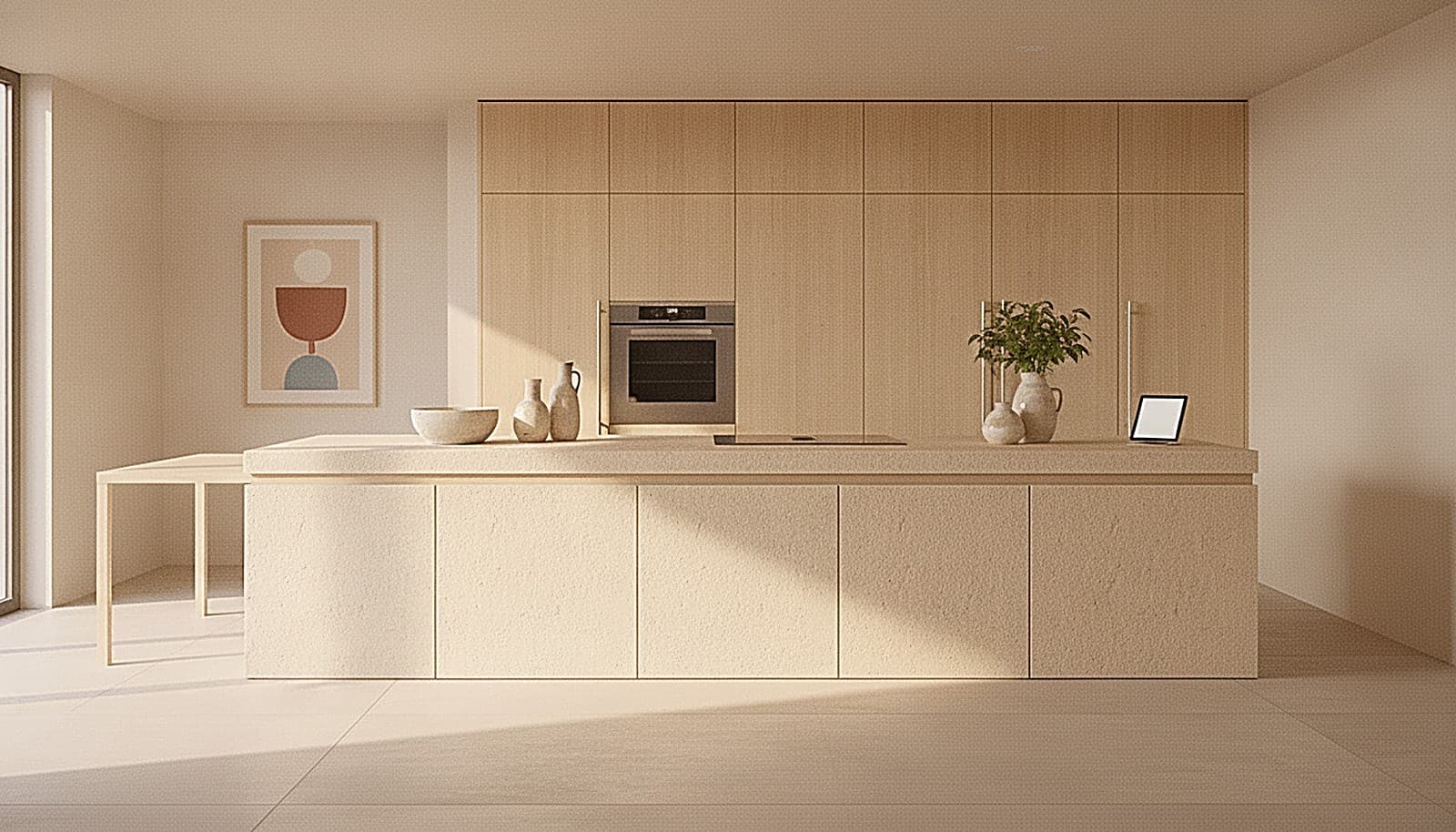 The open kitchen