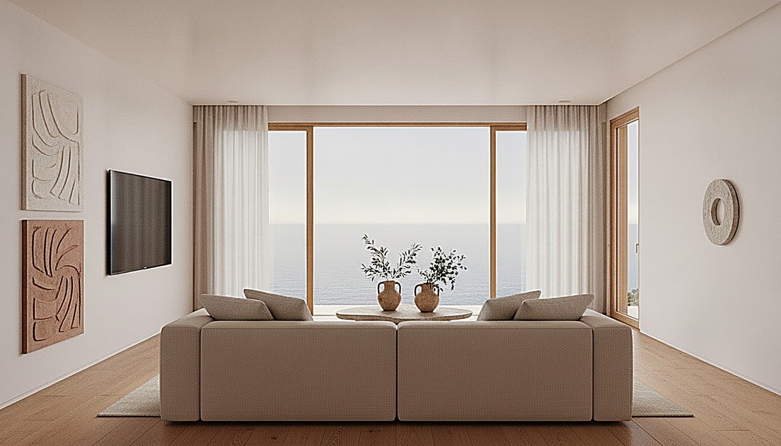 The living area