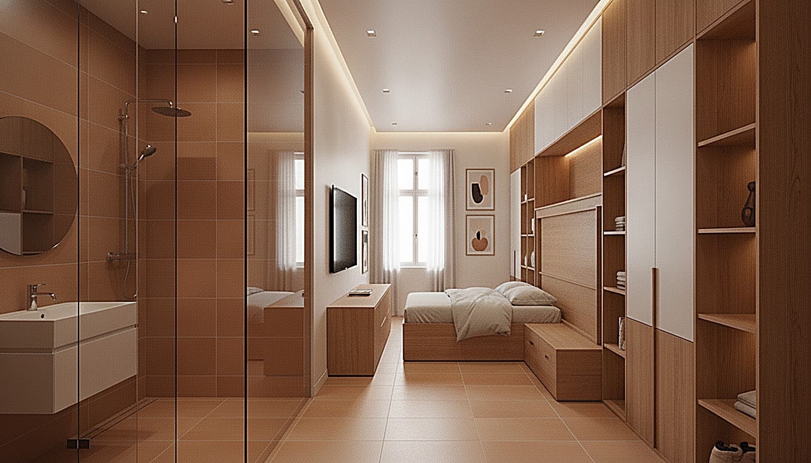 The bathroom