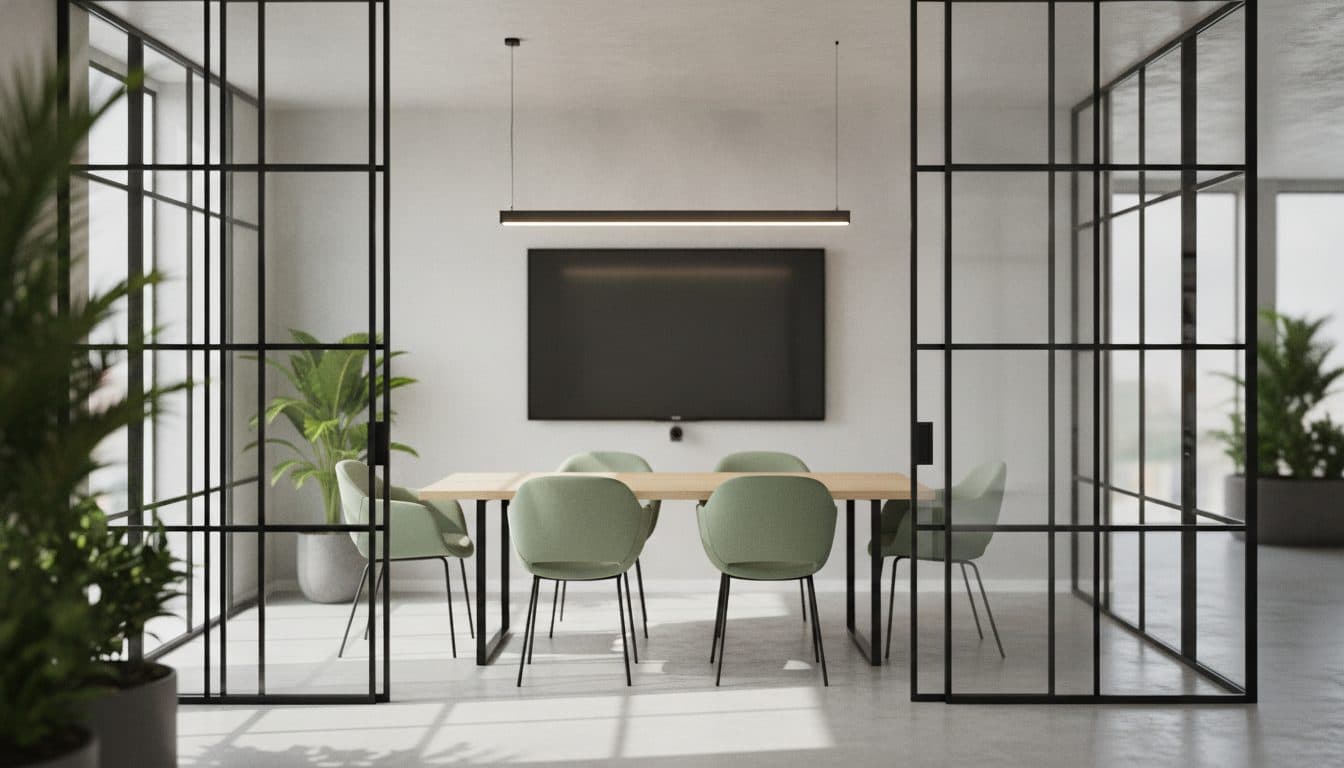 The meeting rooms