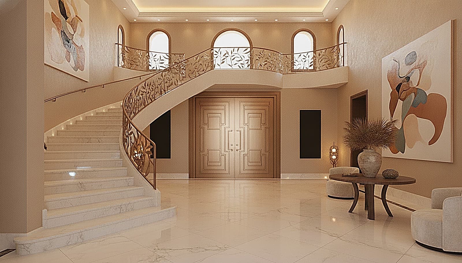 The grand entrance