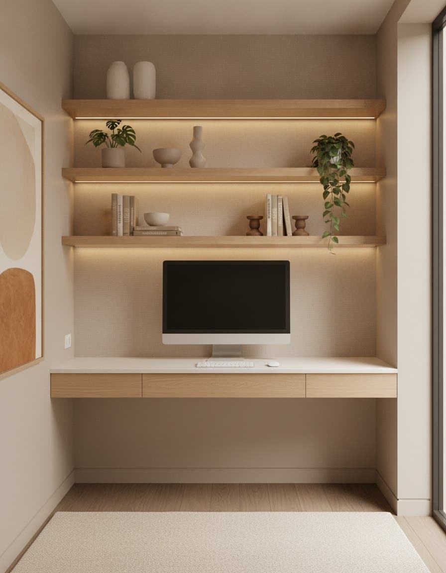 Compact Study Nook