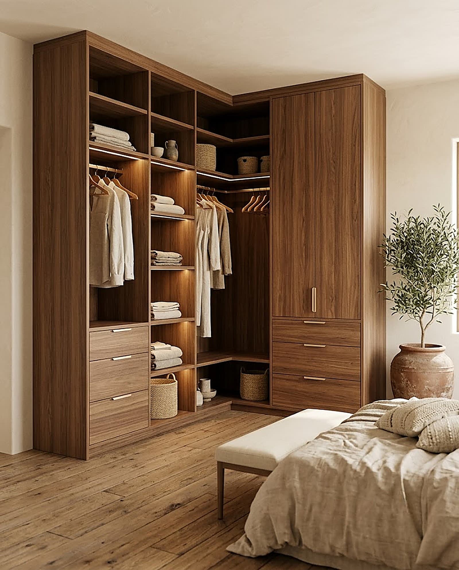 Corner Wardrobe
