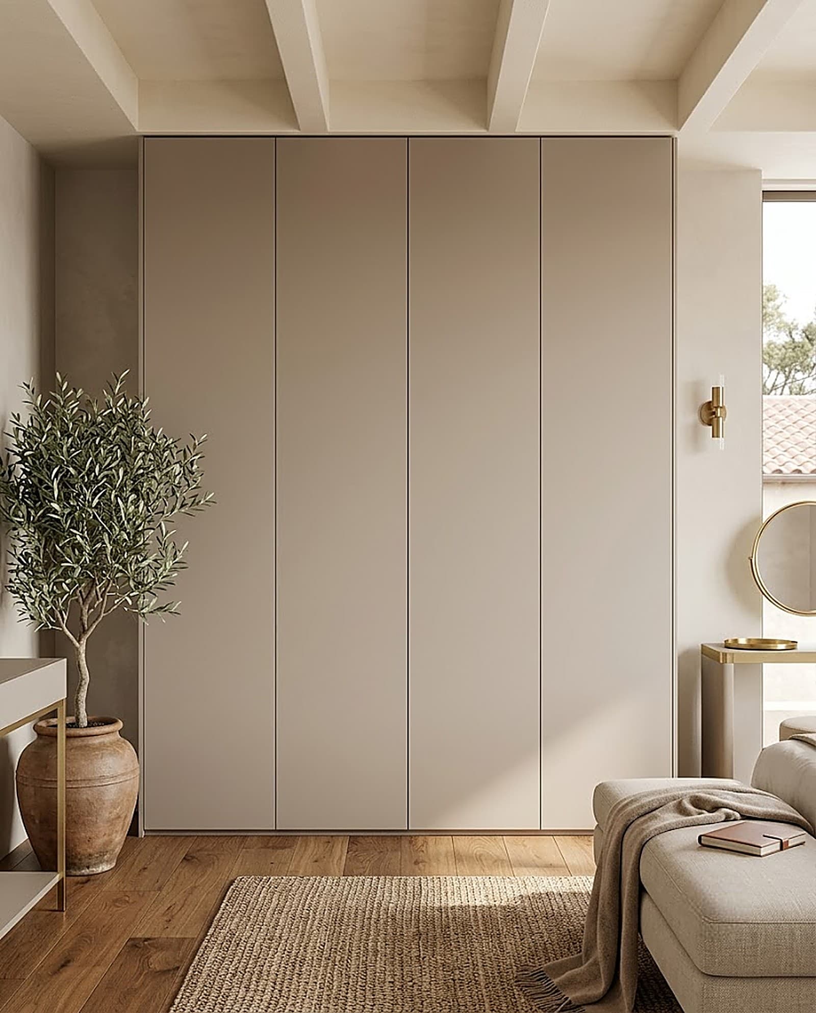 Handleless Matt Wardrobe