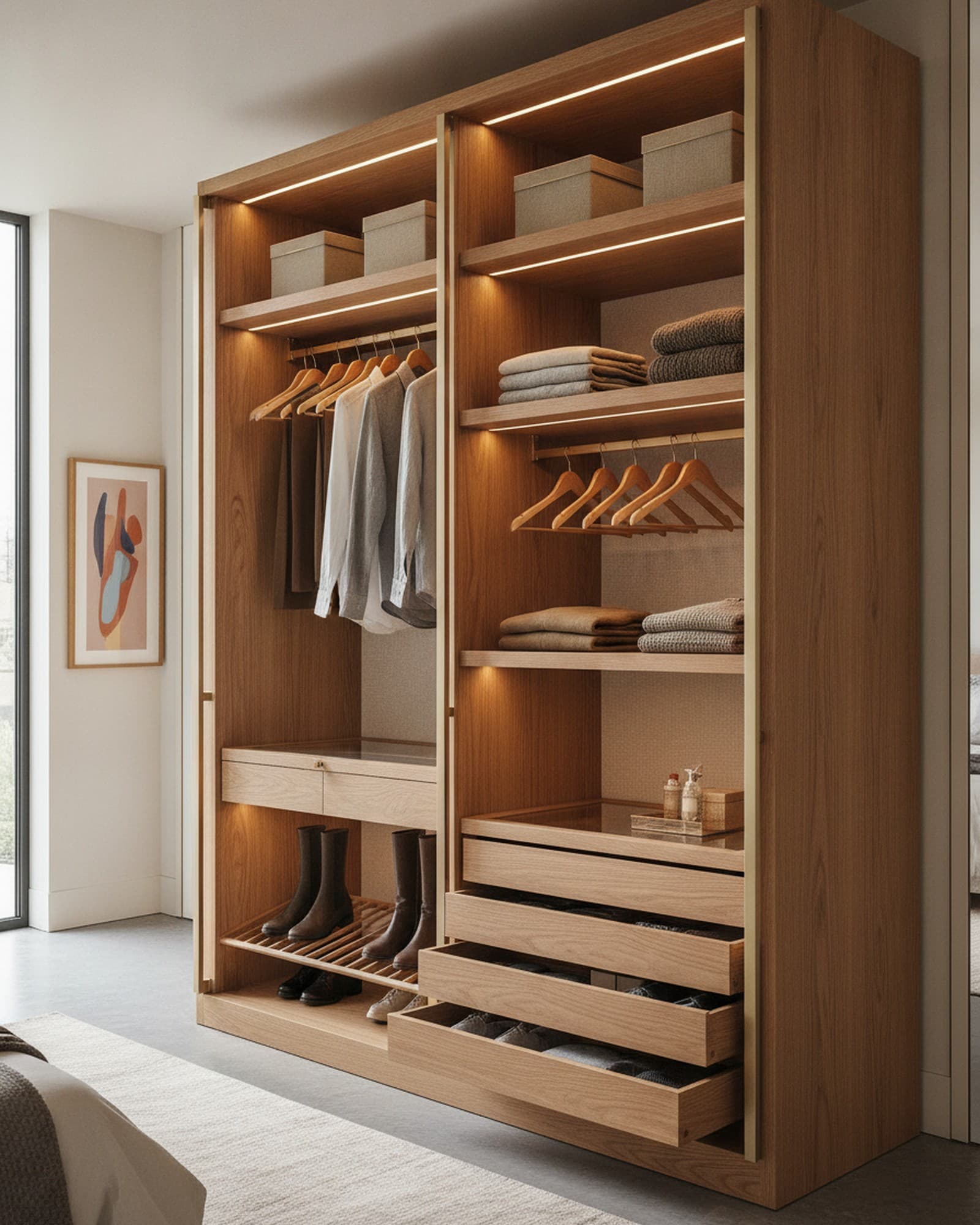 Open Reach-In Wardrobe