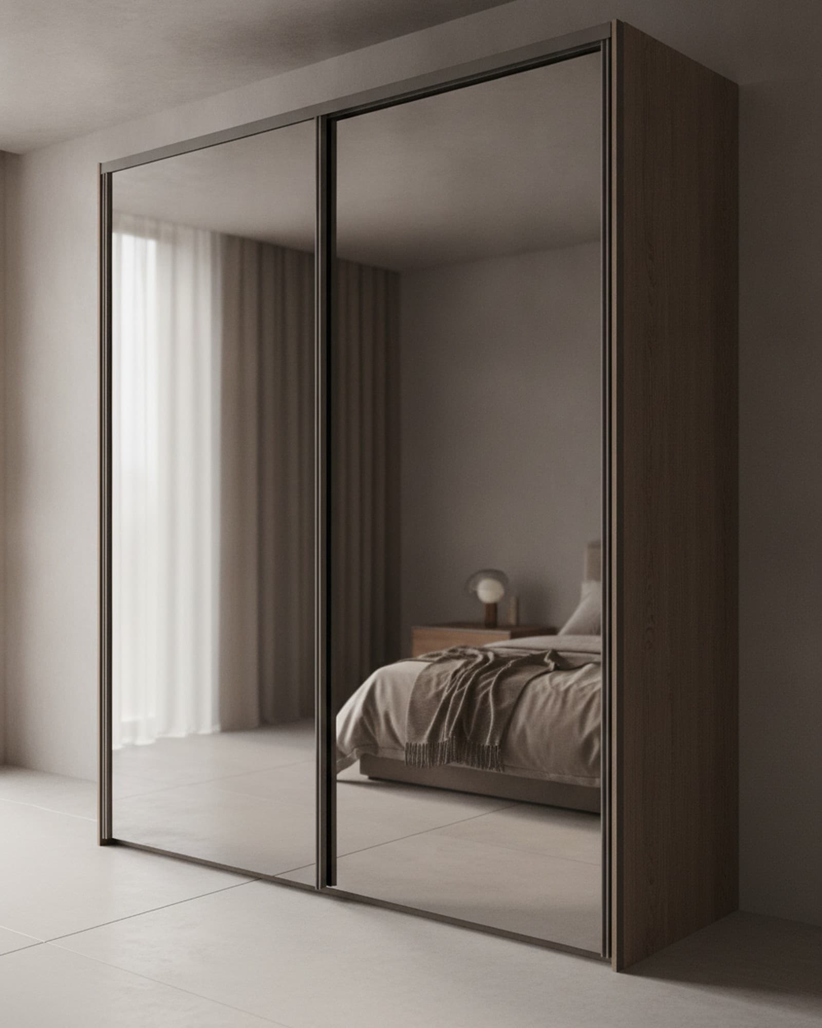 Sliding Mirror Wardrobe