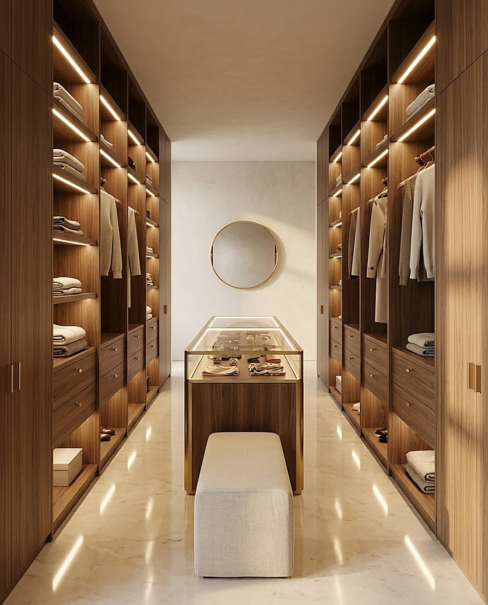 His & Hers Walk-in Dressing Room