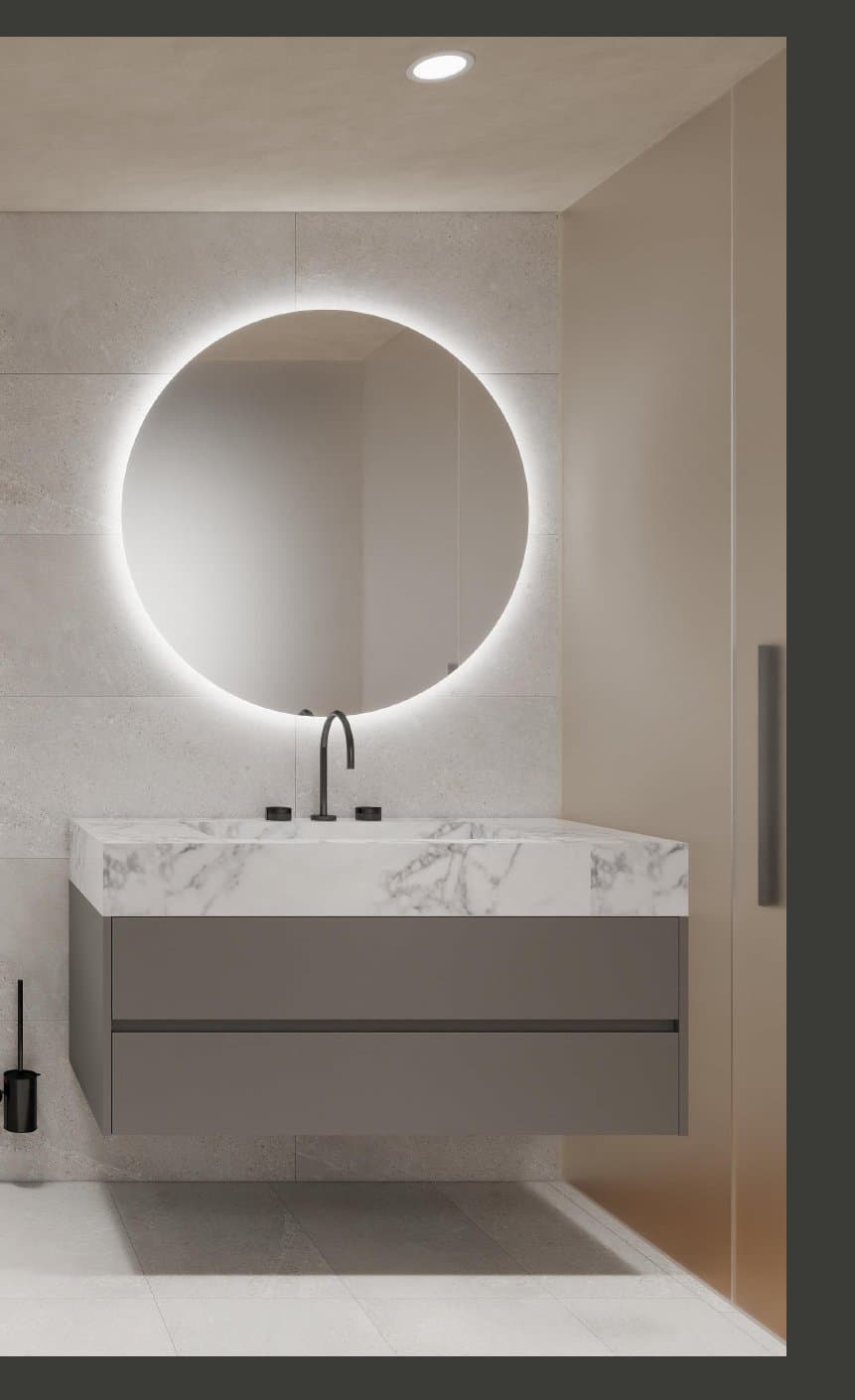 Waterfall Marble Vanity