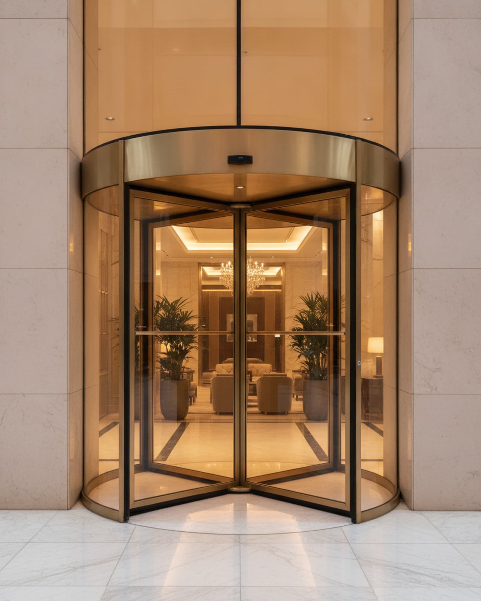 Revolving Lobby Door