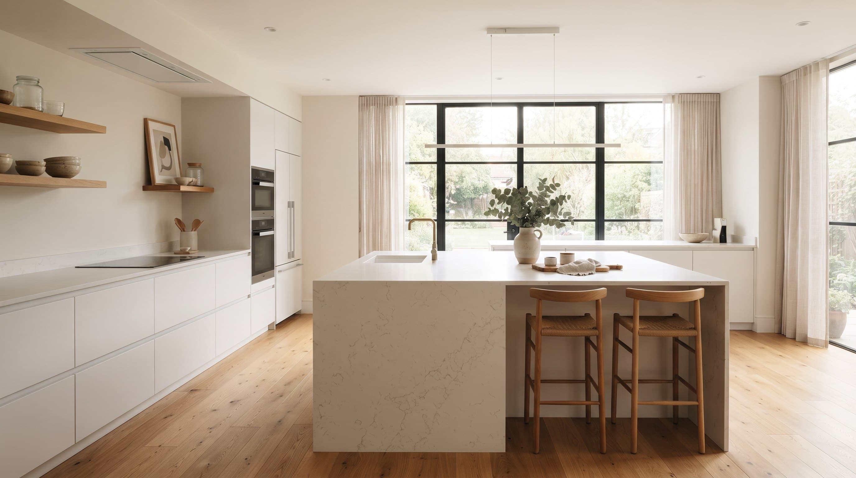Aurora White Kitchen