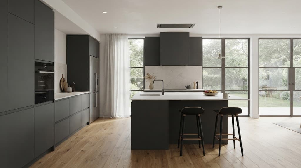 Graphite Handleless Kitchen