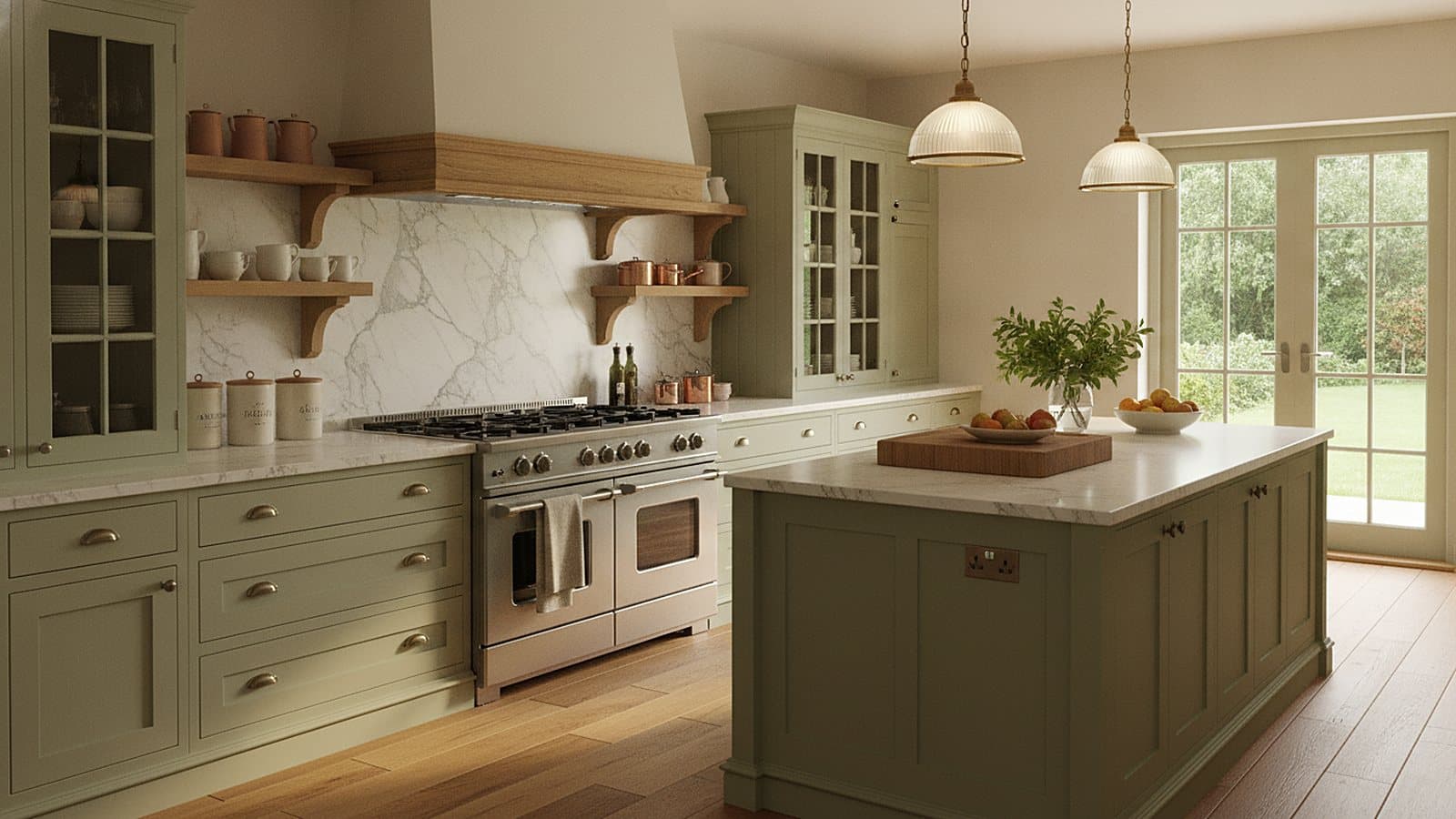 Sage Country Range Kitchen