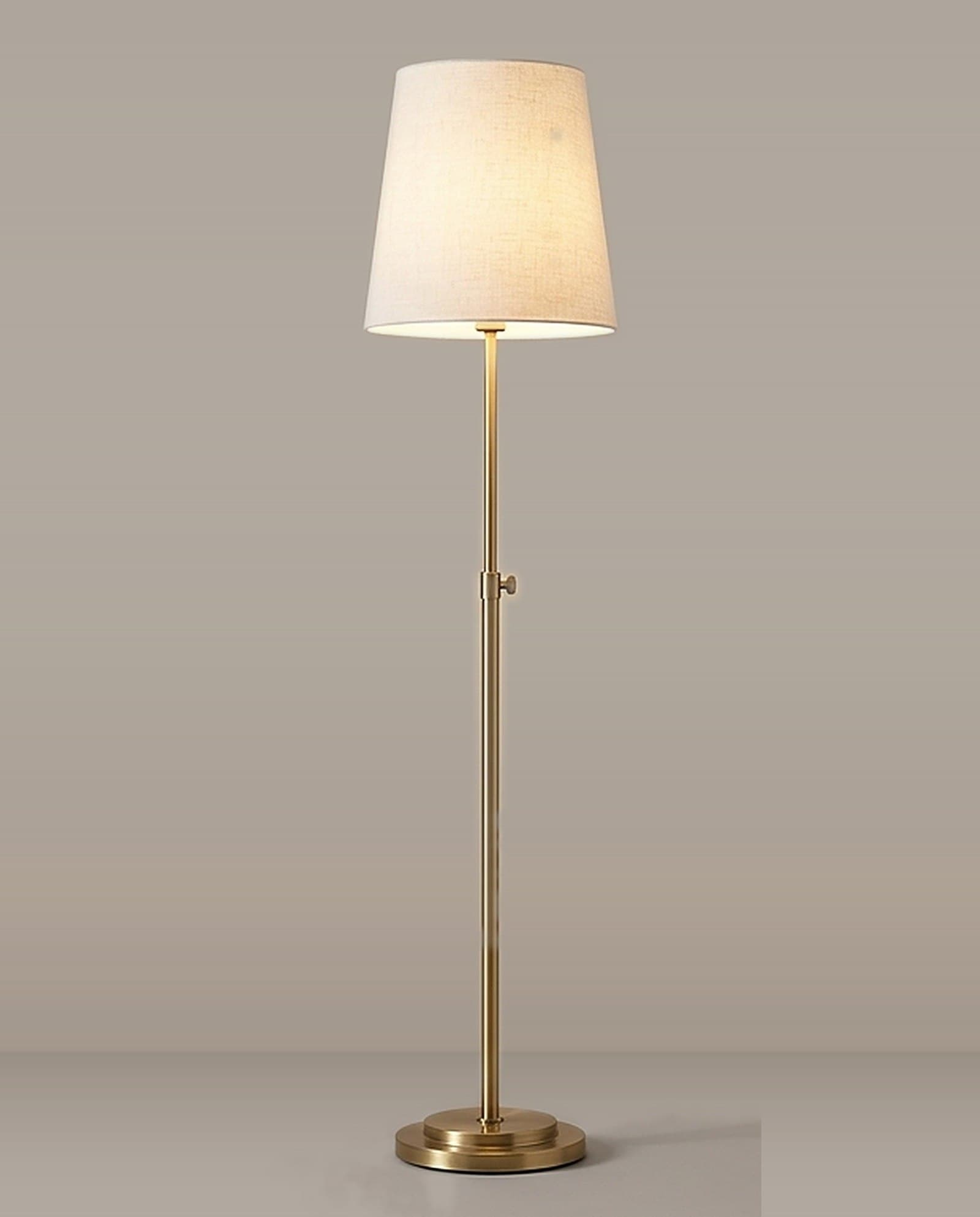 Brass Stem Floor Lamp