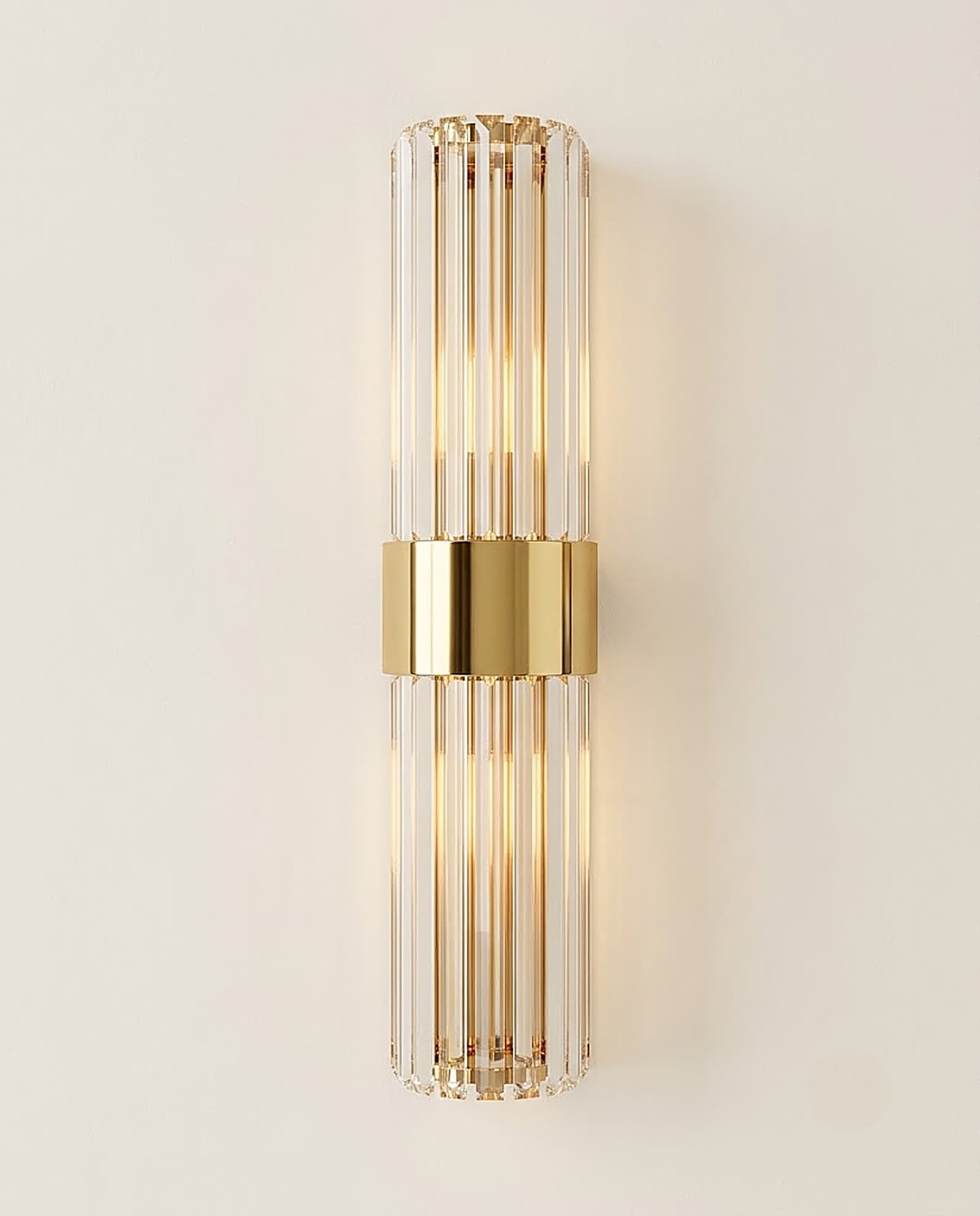 Crystal Column Wall Sconce