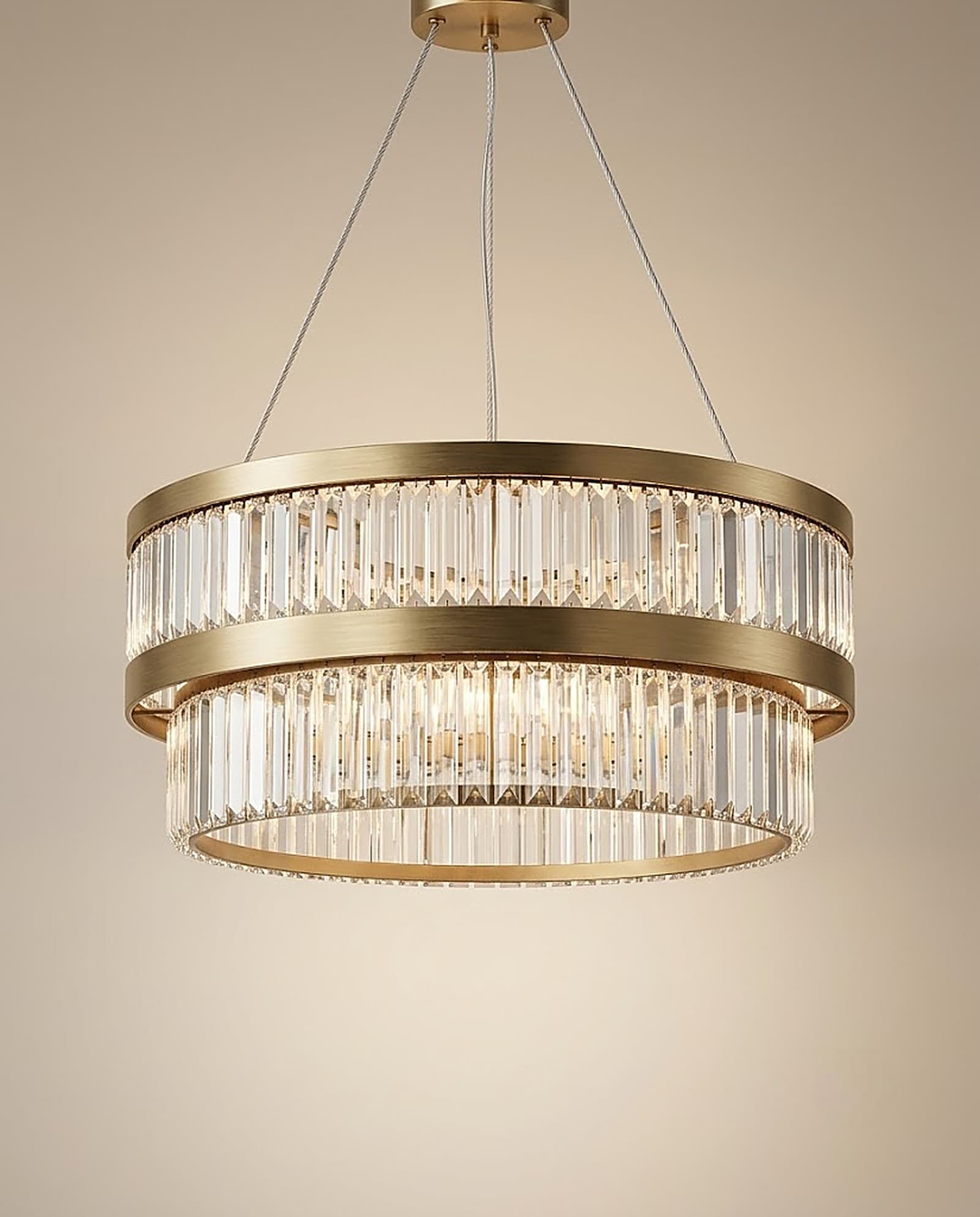 Halo Crystal Ring Chandelier