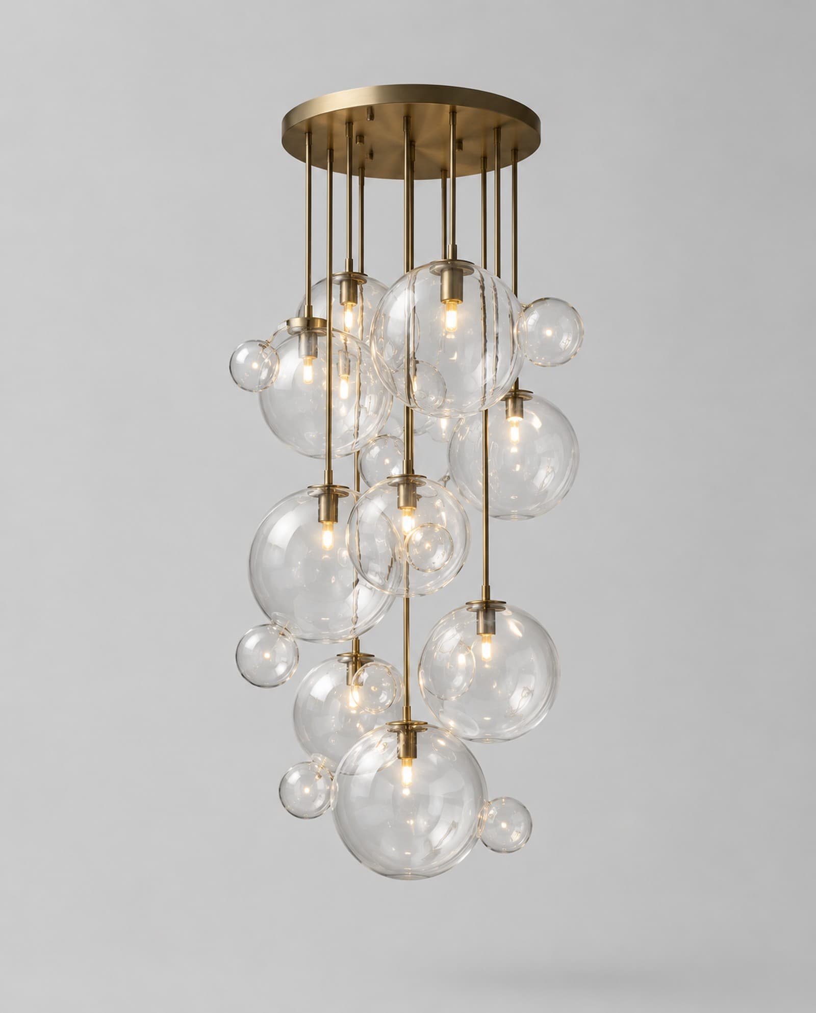 Glass Bubble Chandelier