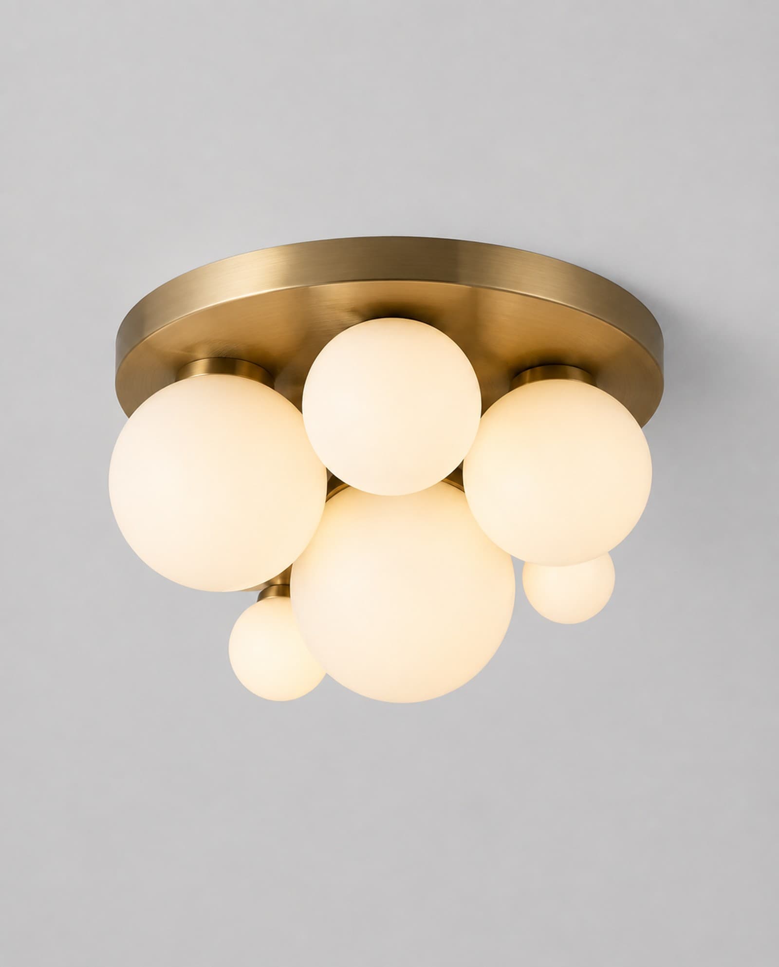 Opal Globe Flush Light