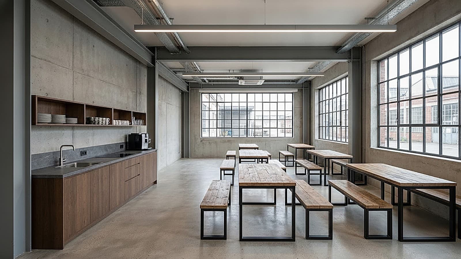 The staff canteen
